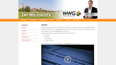 Wahlkampf-Website