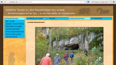 Lonetal-Gästeführer-Website